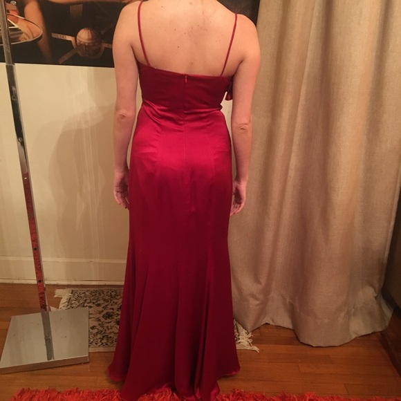 MIA PALUZZI RED NIGHT GOWN/ DRESS - Picture 3 of 5